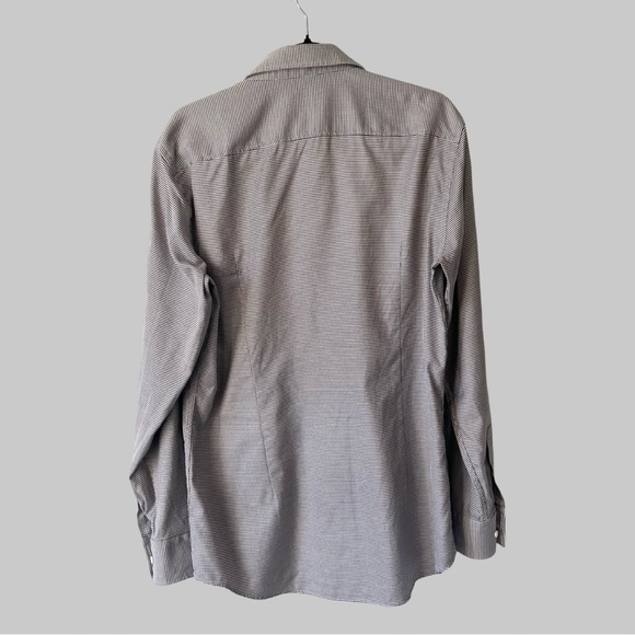 Hugo Boss Pure Cotton Jacquard Pattern Slim Fit Shirt - Picture 2 of 15